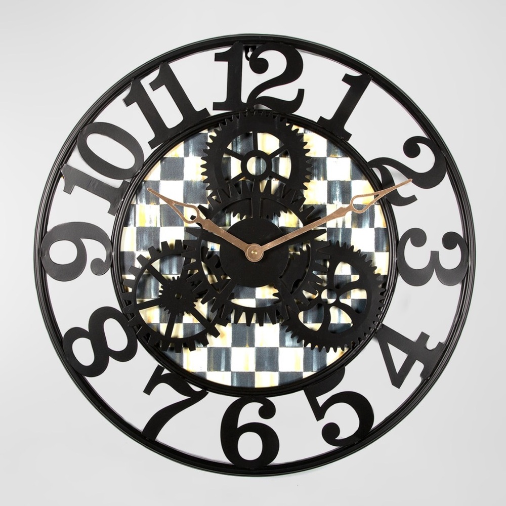 COPY - Courtly Check Farmhouse Wall Clock